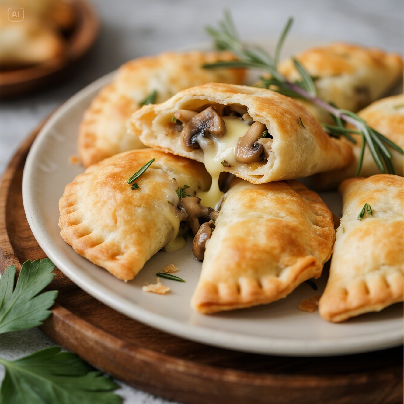 MINI EMPANADA DE CHAMPIGNONES